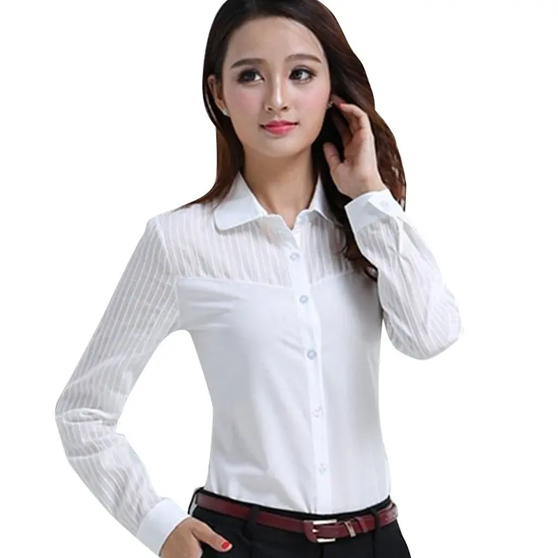 font b Women b font White font b Shirts b font Formal Work font b