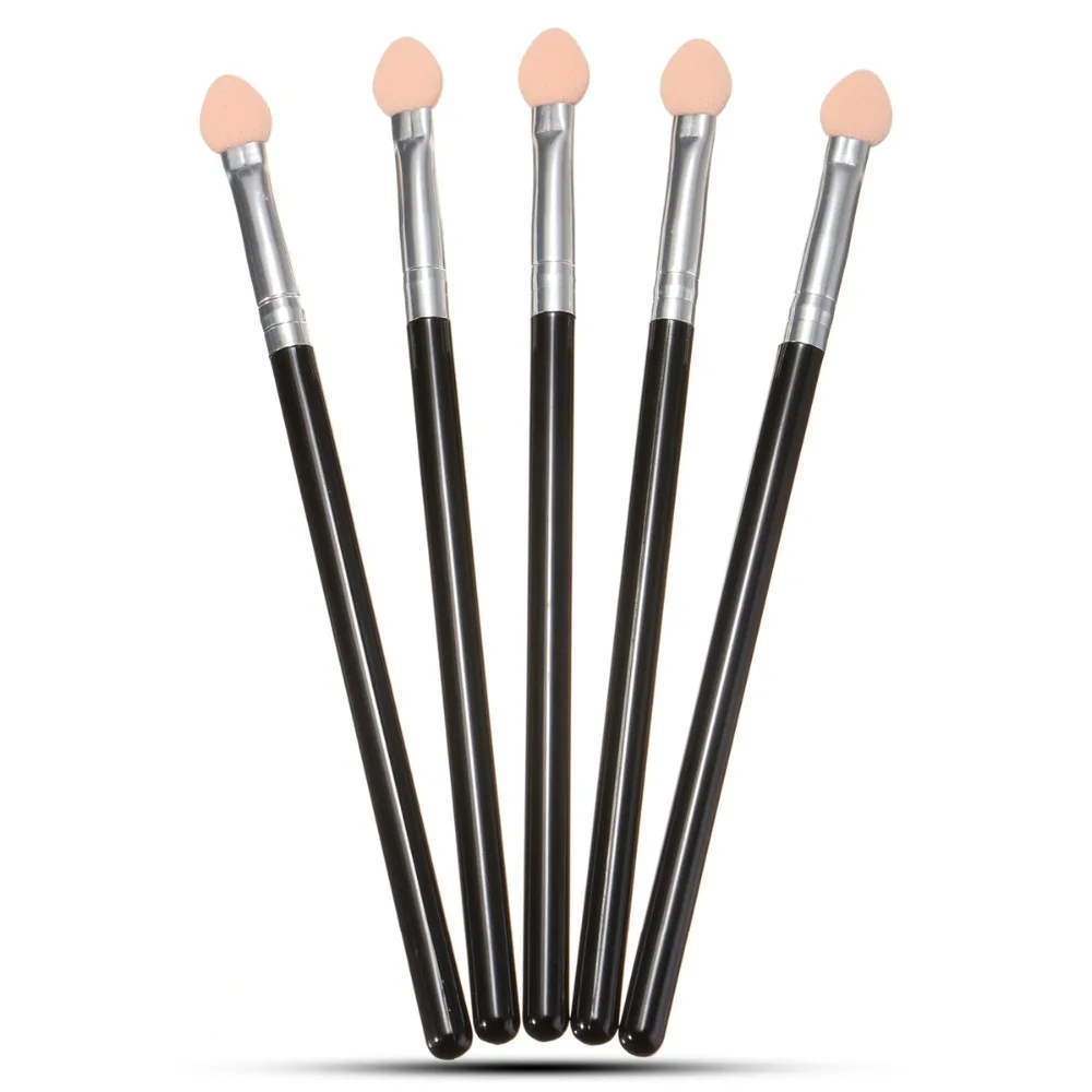 

1/5 Pcs Eyeshadow Sponge Brush Stick Portable Eye Shadow Eyeliner Eyebrow Lip Brush Applicator Eyes Makeup Cosmetic Tool