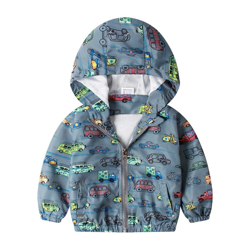 CROAL CHERIE Cute Dinosaur Giraffe Children Coat For Boys Autumn Kids Jacket Boys Outerwear Cartoon Active Children Clothing   (9)