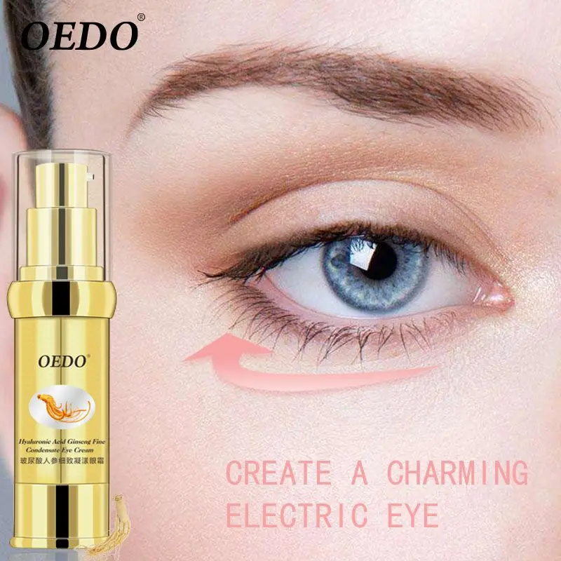 

Hyaluronic Acid Ginseng Fine Condensate Eye Cream Delicate Bright Smooth Herbal Ginseng Extract Anti-Puffiness Dark Circle Serum