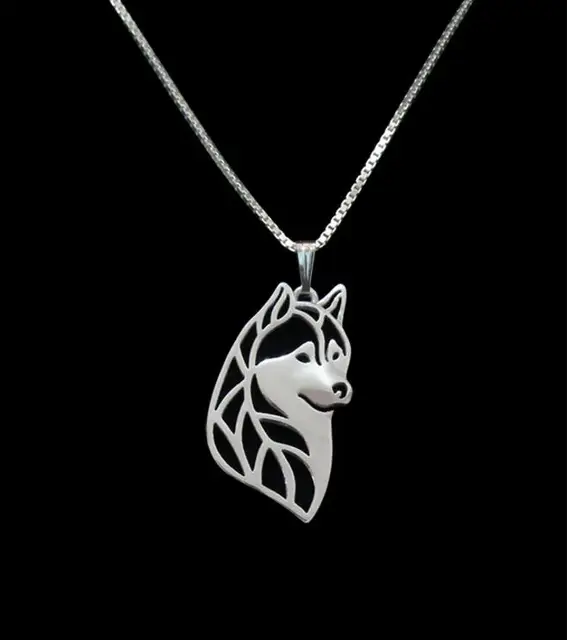 2016 New Unique Siberian Husky Necklace Dog Husky Necklace Siberian