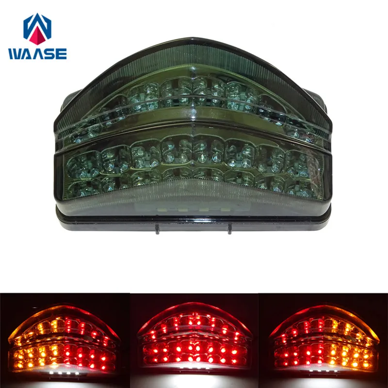 Waase для Honda CBR600F4i CBR 600 F4i 2001 2002 2003 хромированный задний фонарь Тормозные Сигналы