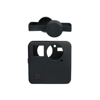 

2-in-1 Silicone Protective Cover Case Lens Cover Cap For GoPro Fusion Action Camera Housing Cover Case For Go Pro Accessories