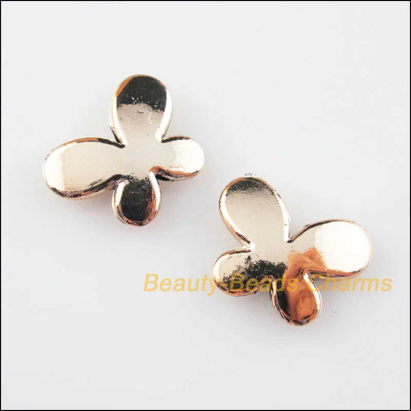 

20Pcs KC Gold Plastic Acrylic Animal Butterfly Space Beads Charms 11x14mm