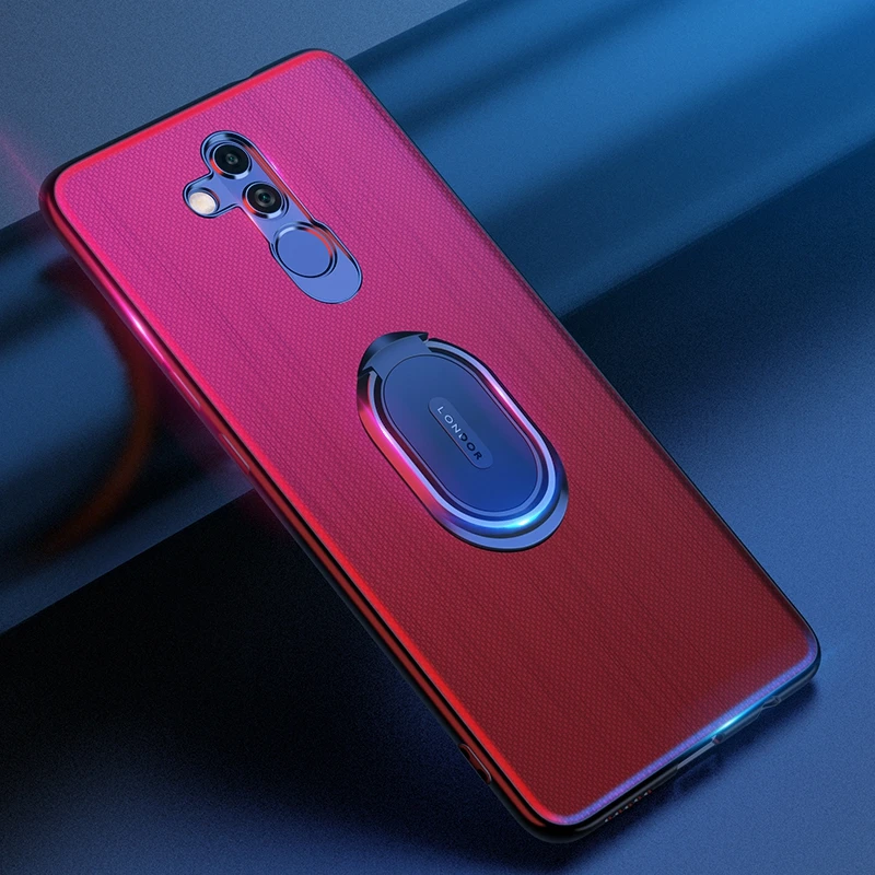 360 чехол с кольцом для пальца для huawei p20 litepro mate 20 Lite Магнитная подставка чехол для huawei Nova 3 3i 2s 3e mate 20X чехол