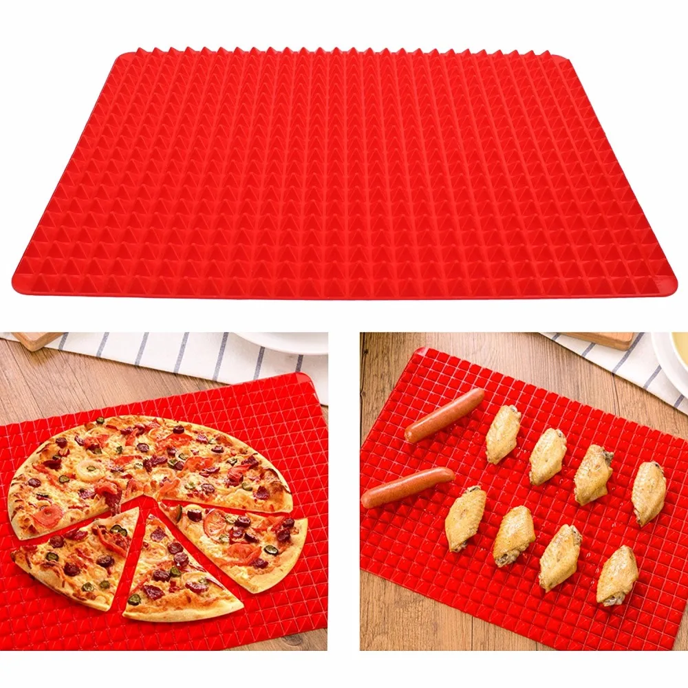 

Non-Stick Silicone Baking Mat Fat Reducing BBQ Mat Healthy Cooking Pan Barbeque Tools