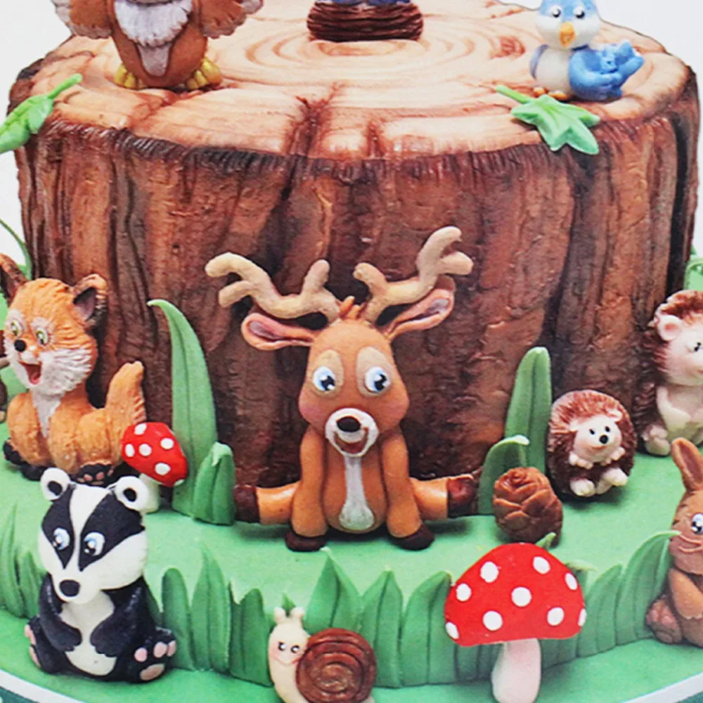 Новинка, Новогодняя форма для торта в виде животных, 3D форма для торта, форма для помадки, инструменты для украшения торта, форма для шоколада, силиконовая формочка для леденцов