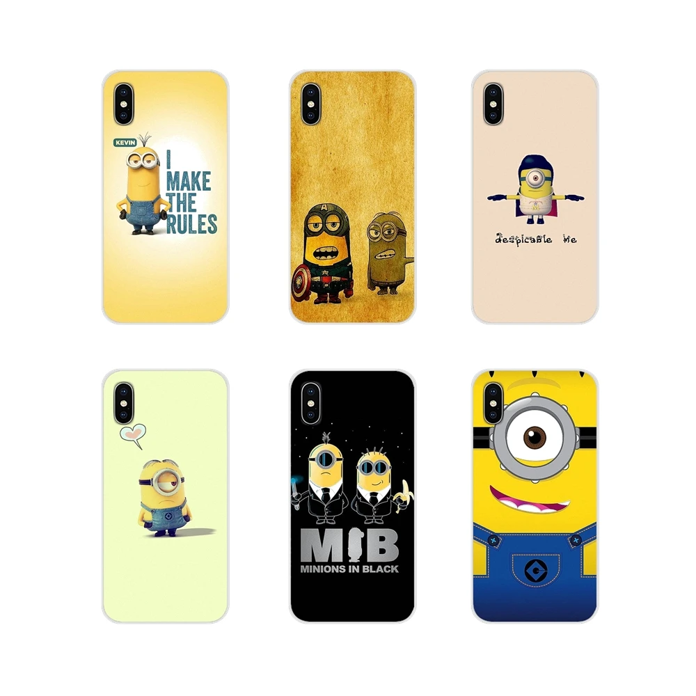 

Accessories Phone Cases Covers Cute Cartoon Yellow Minions For Xiaomi Redmi 4A S2 Note 3 3S 4 4X 5 Plus 6 7 6A Pro Pocophone F1
