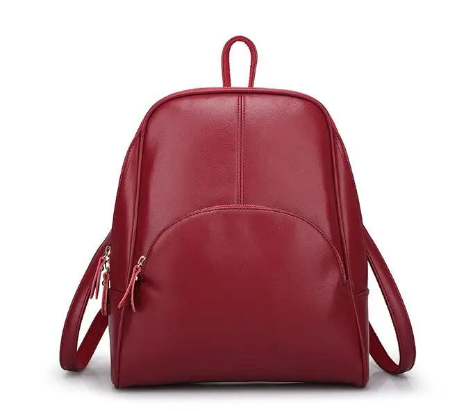 Leather Backpack Women Solid Backpacks Light Weight Bag Cute Top Handle Backpacks for Girls Mini Backpack Female Bagpack