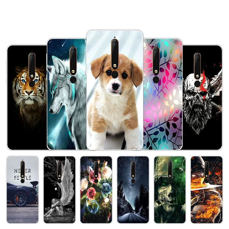 Silicone Cases For Nokia 6 2018/TA-1054 Ultra Clear Ultrathin Soft TPU Gel Coque TA-1054 Full Protective Cover | Мобильные телефоны
