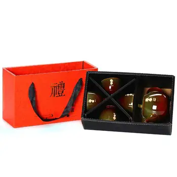 

Chinese Tea Ceremony Tea Suit Traditional Chinese Kung Fu Tea Set Portable Teaset Teacups Porcelain Water Cup Kettles Home Decor