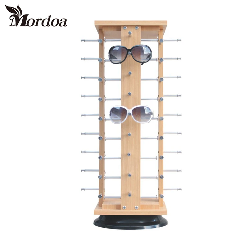 2017 Wholesale High-grade Wood Sunglass Racks Glasses Display Stand Shelf For 36 pairs Sunglasses Jewelry | Украшения и