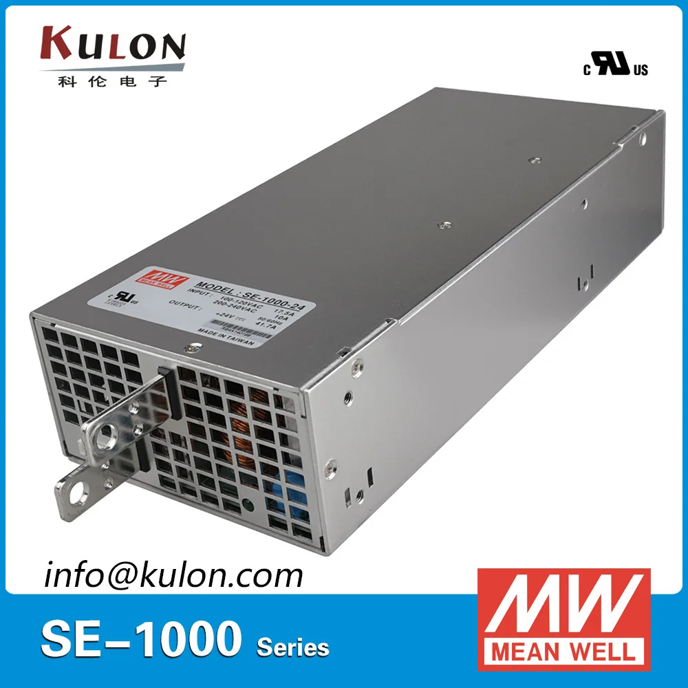 

Mean Well SE-1000 single regulated Isolated output Switching Power Supply 1000W 220V to 12V AC DC Transformers LED Driver 150A