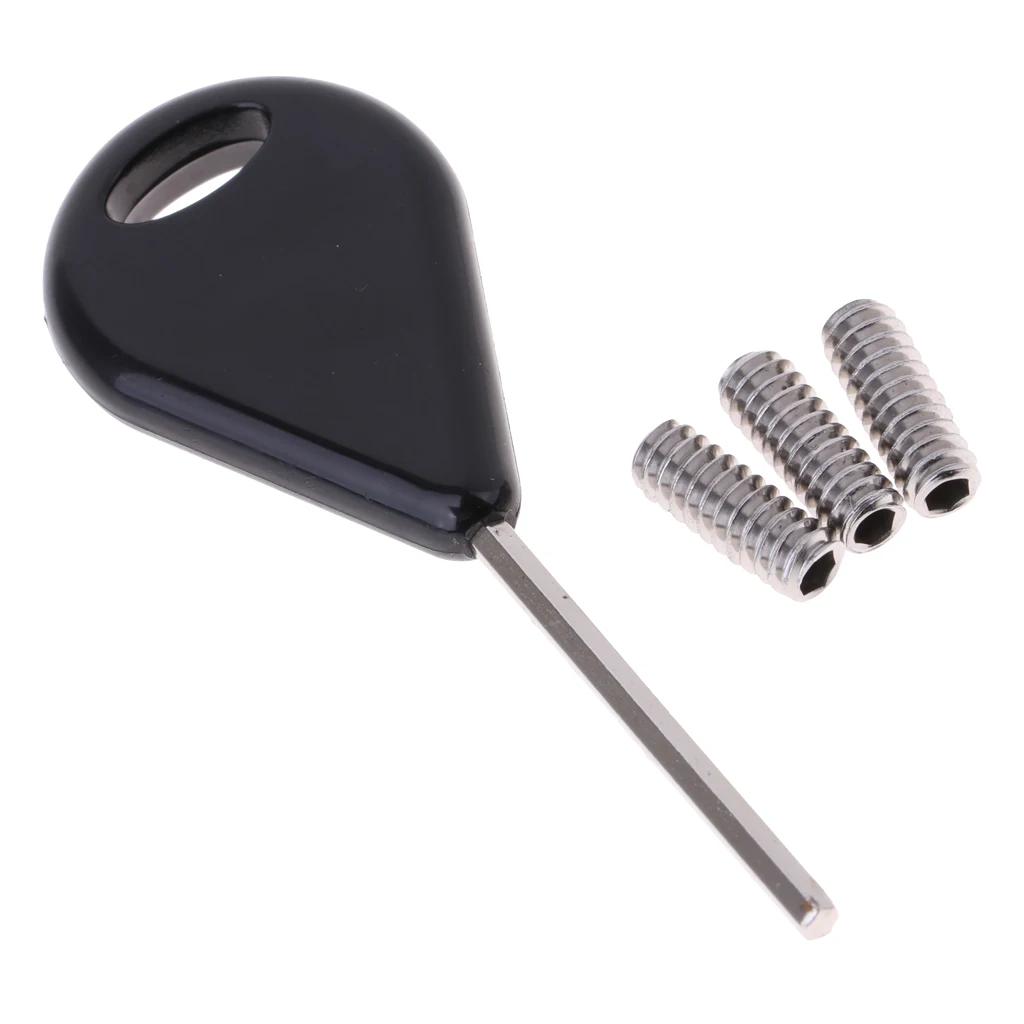 Stainless Steel Surfing Surf Fin Key & Screws – Perfect for Future Fin System, Fin Box Repair – 5 x 3 x 1cm (Key), Screws- 13mm