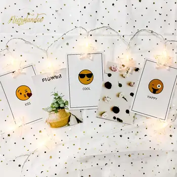 

NICROLANDEE Photo Hanging Clips String Light Collage Display Led Twinkle Bedroom Wall Birthday Party Decora Picture Card