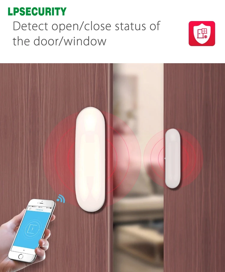 WIFI Door Sensor APP Control 110dB Door Security Alarm Switch
