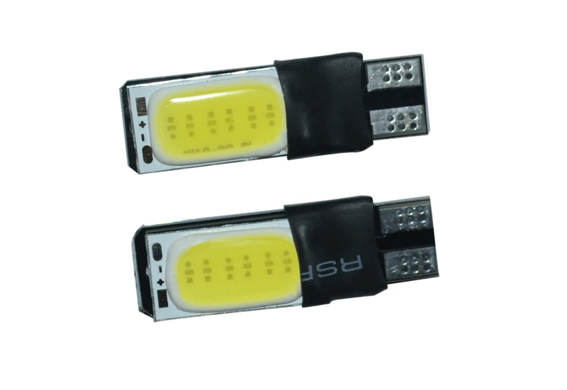 100 шт Автомобиль свет T10 W5W УДАРА светодиодный высокой мощности 194 168 2 SMD Светодиодная клиновидная лампа кристалл сине-белые DC 12 V стайлинга автомобилей