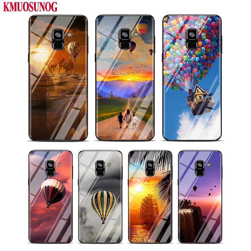 

Black Silicone Case for Samsung A9 A7 2018 Cover for Samsung Galaxy A8 A6 Plus A5 A3 Star 2017 2016 Not Glass Cover Style 088KK