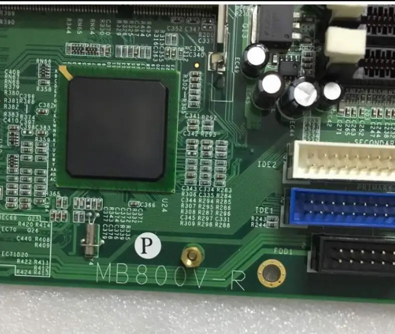 100% OK Original IPC  尡 MB800V-R MB800V  motherboard  1.6g  CPU RAM VGA 3 * PCI 3 * ISA IPC 