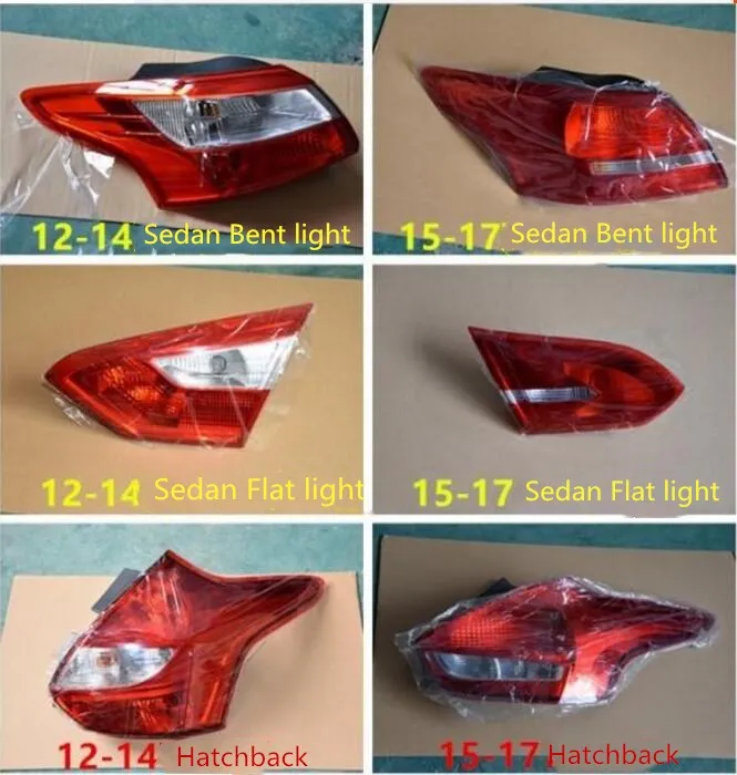 EOsuns светодиодный предупреждающий свет + стоп-сигнал + указатель поворота Задний бампер свет отражатель для Ford focus 2012-2017,2 шт