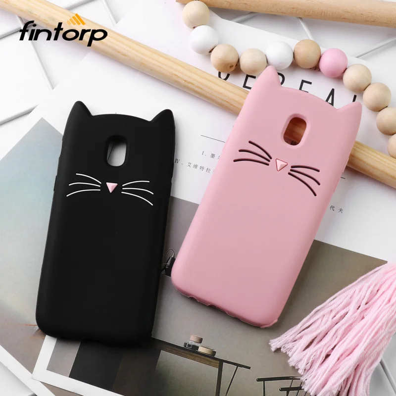 

Case For Samsung Galaxy J3 J5 2016 J7 2017 J6 J4 J2 Pro 2018 Cat Ear Cases for Samsung S9 S8 S5 A8 A6 Plus S7 S6 Edge Note 8 9