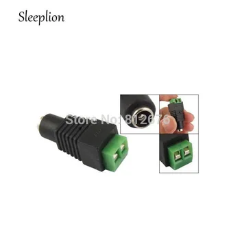 

Sleeplion Wholesale 5.5mm x 2.1mm DC Power Cable Female Connector Plug for CCTV Camera,50 PCS