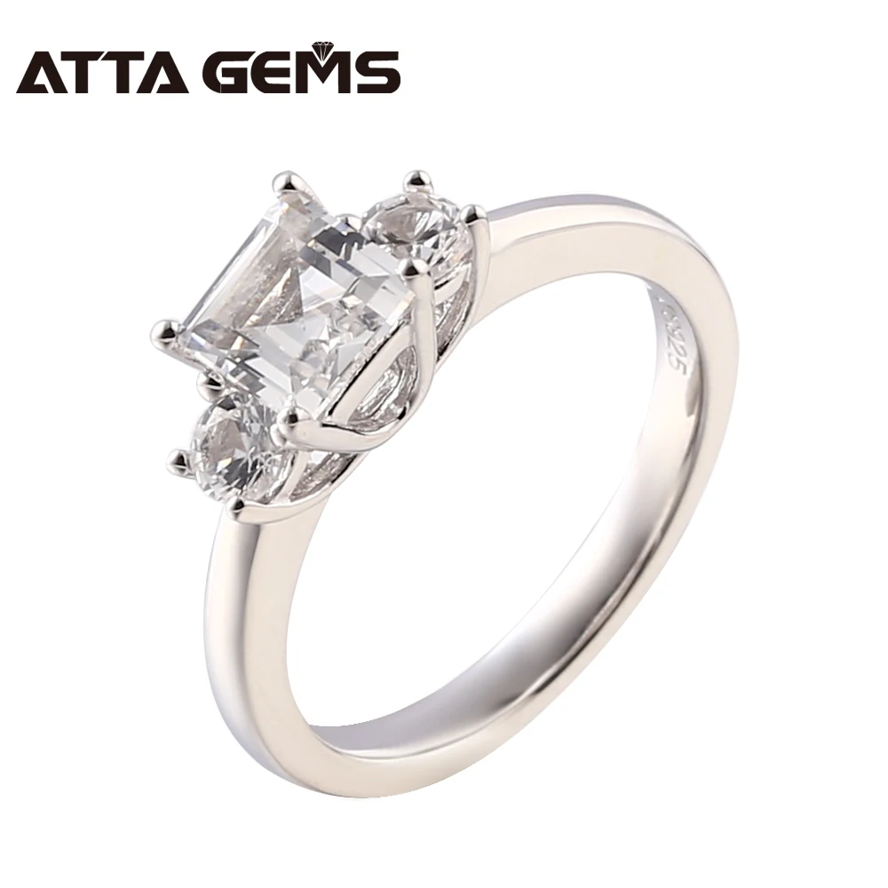 aliexpress com buy white sapphire sterling silver wedding ring for engagement solid aliexpress com buy white sapphire sterling silver wedding ring for engagement solid