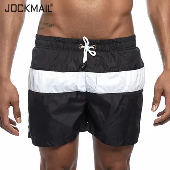 

JOCKMAIL Mens Swimwear Swim Shorts Trunks Beach Board Shorts Swimming Short Pants Swimsuits Mens Running Sports Surffing shorts
