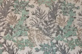 

Free shipping good selling David-014 tulle French lace fabric with stones For Nigerian Dress
