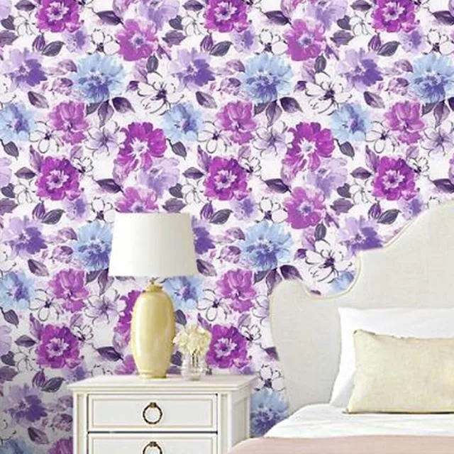 vintage watercolor nature large flower wallpaper pvc painting art flower paper wallpaper