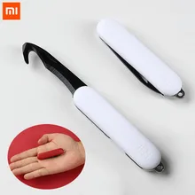 Xiaomi Huohou мини-нож для распаковки складывающийся Фруктовый нож инструмент для резки инструмент для кемпинга открытая посылка для выживания на открытом воздухе зажим для лагеря острый резак D5