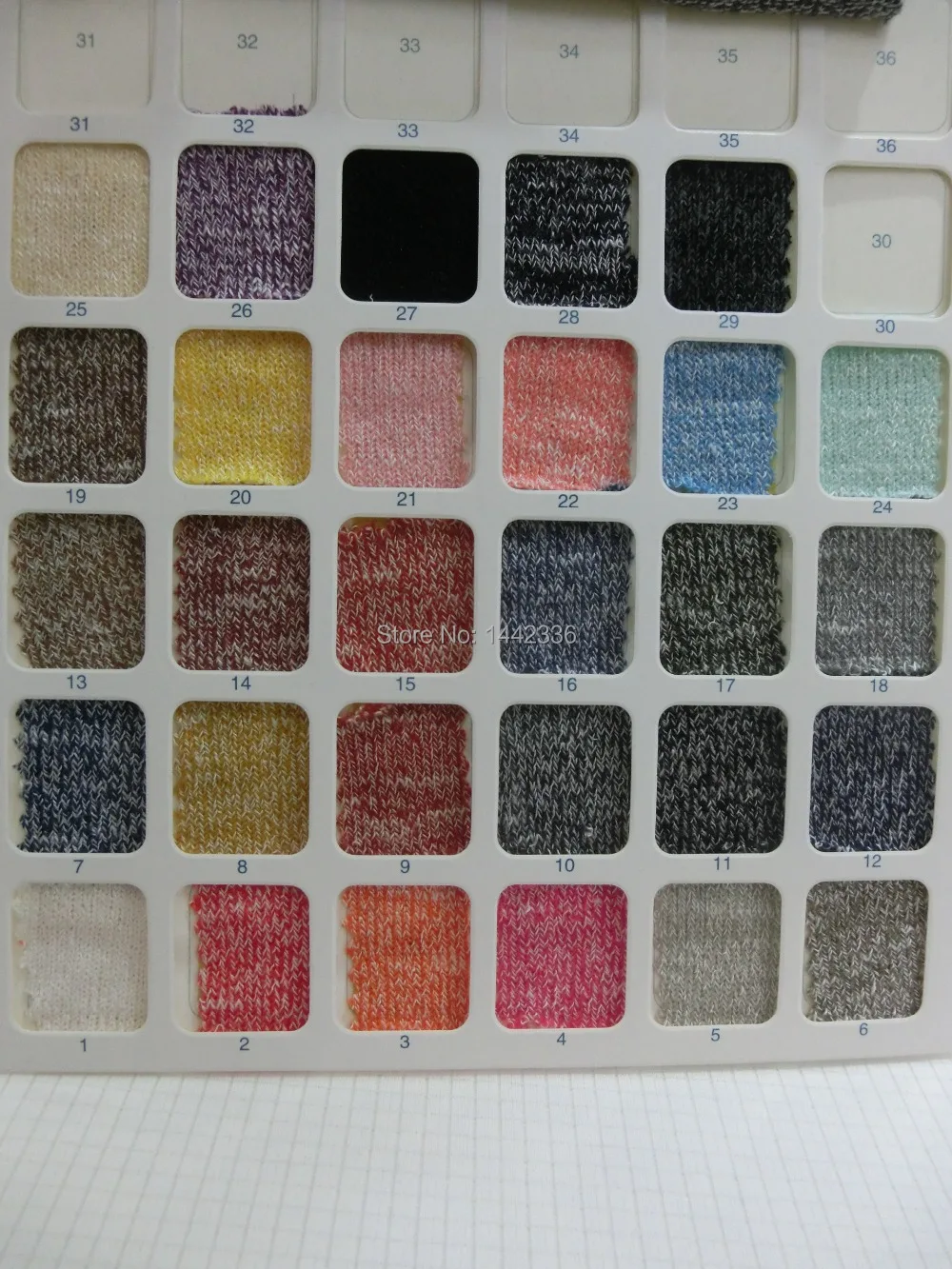 Heathered Dobby Wholesale Factory direct sales Jersey Knitted Fabric