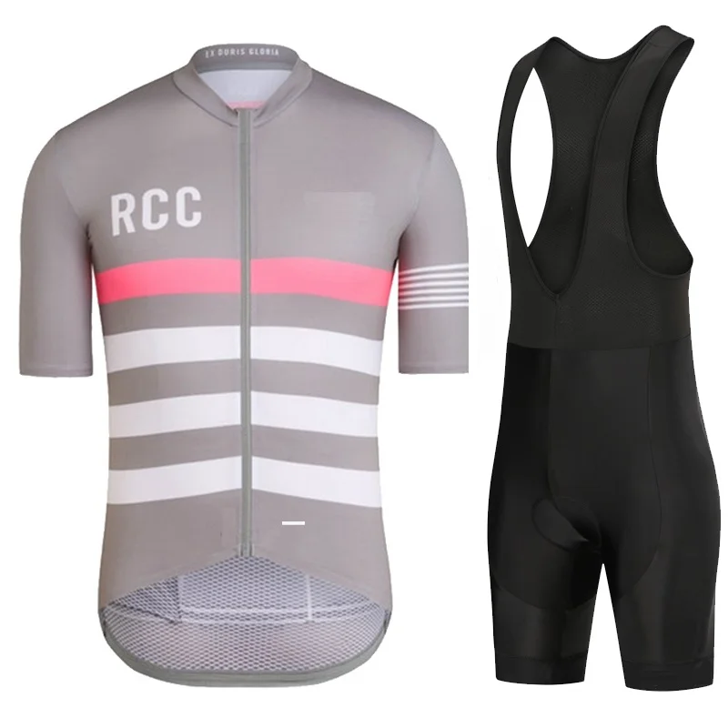 

Custom made Men's cycling clothing Summer Pro team RCC Raphp cycling kits Bike racing short sleeve cycling Jersey and bib shorts