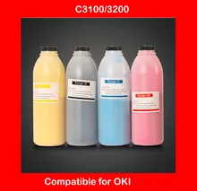 compatible oki C3100 3200 3100 C3200 color toner powder refill color powder printer color powder 4KG Free shipping DHL