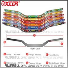 Motorcycle1 1/" 28 мм руль Жир Бар Ручка трубы для KTM CRF YZF WRF RM KXF Dirt Pit Bike ATV Quad