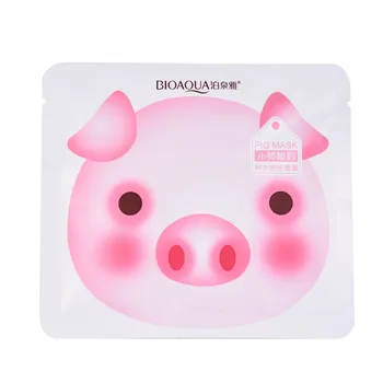 

Cute Pig Facial Mask Yogurt Nourishing Moisturizing Skin Care Anti wrinkle Silk Mask Oil Control Whitening Acne Treatment Mask