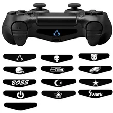 AOXO Game Light Bar Vinyl Led Stickers Decal For Sony Playstation 4 Dualshock 4 PS4 Controller Lightbar Protection Skin 2 PCS