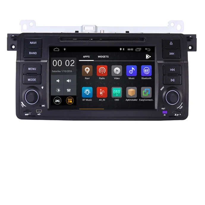 Лидер продаж! HD сенсорный экран 1 din 7 дюймов Android 10 автомобильный dvd-плеер для BMW E46 M3