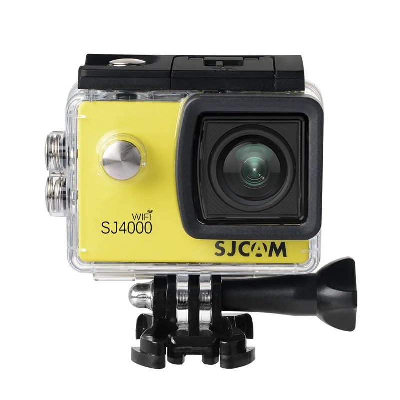 SJCAM SJ4000 Wi-Fi экшн камера Спорт DV 1080 P 2.0 дюймов Экран HD Дайвинг 30 м Водонепроницаемый мини видеокамеры SJ 4000 Cam экшен Камера - Цвет: Цвет: желтый