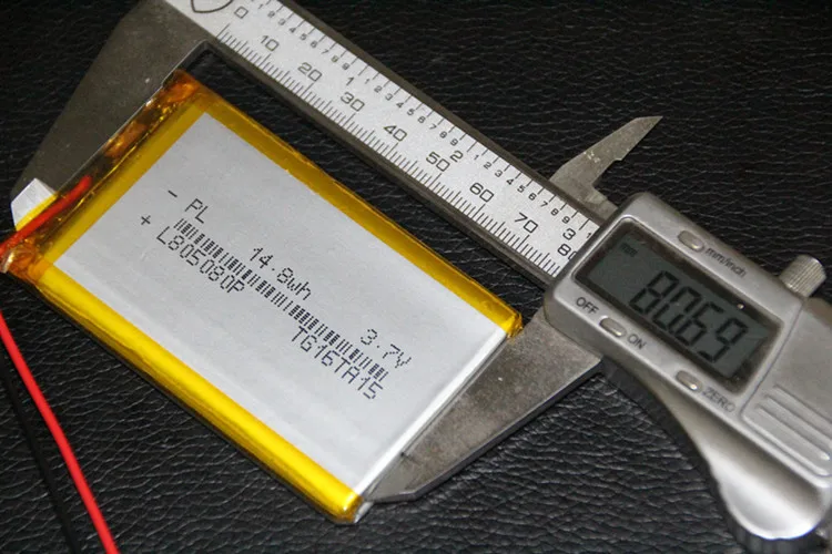 Bateria de Polímero de Lítio Capacidade de Energia Móvel de Carregamento Embutido Núcleo Grande Tesouro 4000mah Recarregável Li-ion Celular 3.7v 805080 - Image 5