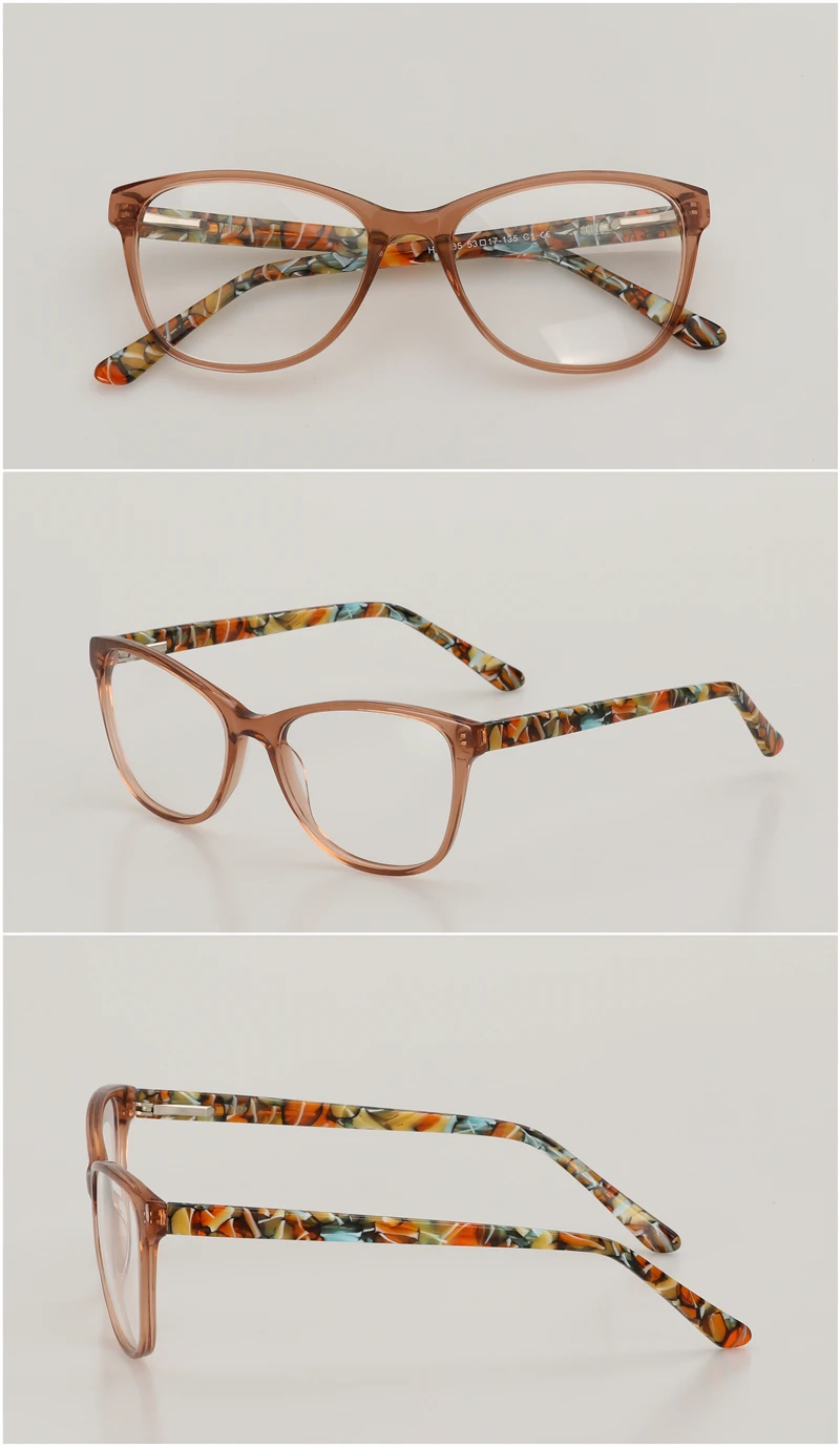 Чашма ацетатная оправа для очков дизайнерские брендовые прозрачные оптические очки для близорукости Oculos de grau оправа для очков