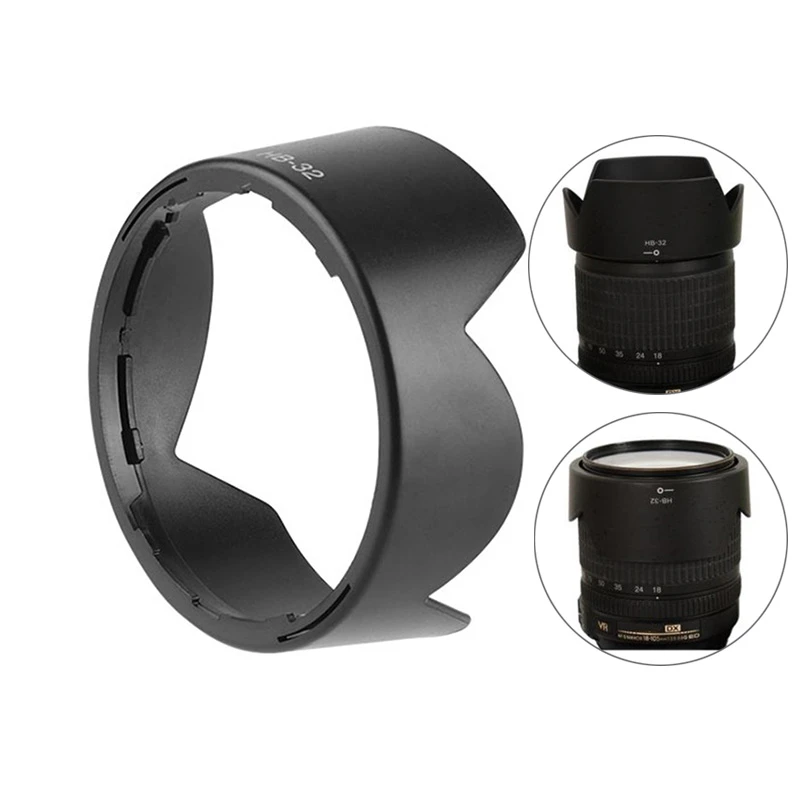 67mm Lens Hood Hb 32 Hb32 Reversible Camera Bayonet For Nikon D7500 D50 D5300 D7100 D5100 18 105mm 18 140mm 18 70mm Dx18 135mm Camera Lens Hood Aliexpress