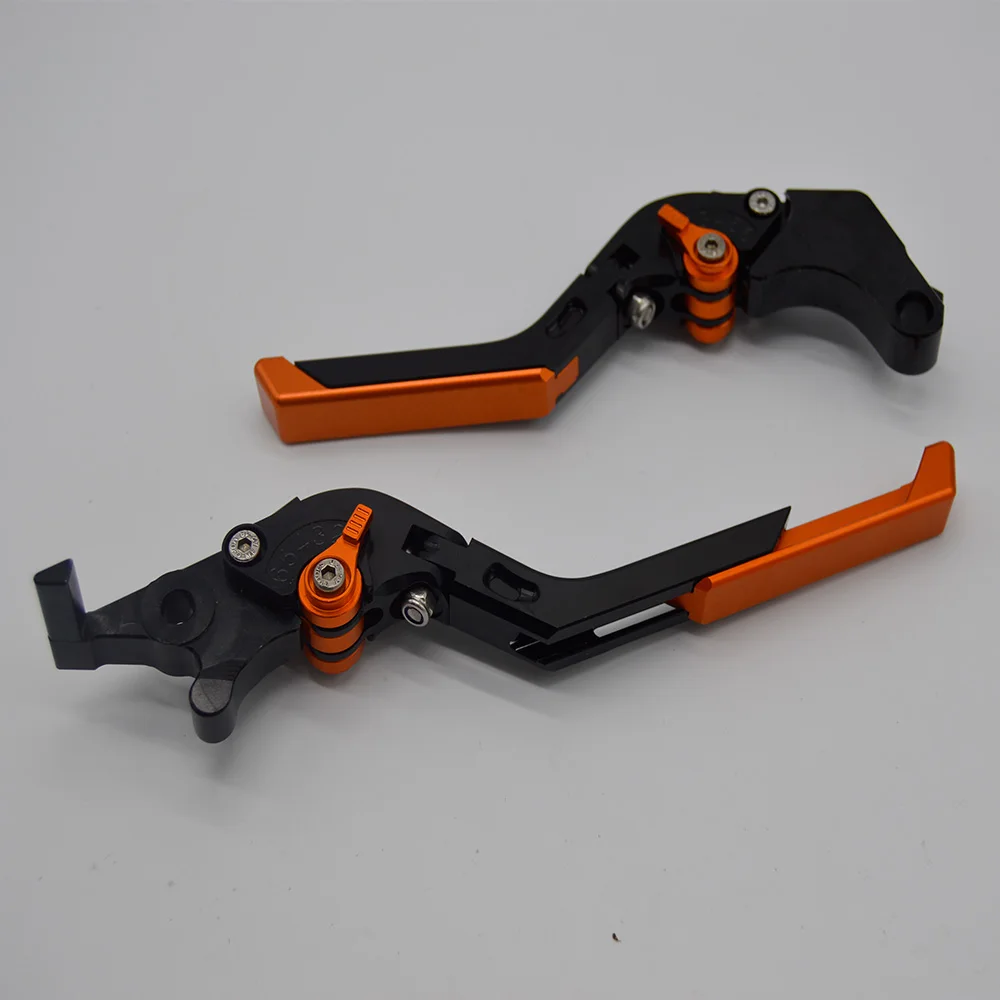 Black-Orange Новые CNC складные и удлиняющие тормозные рычаги сцепления для Triumph TT 600 2000 2001 2002 2003 - Цвет: Black-Orange