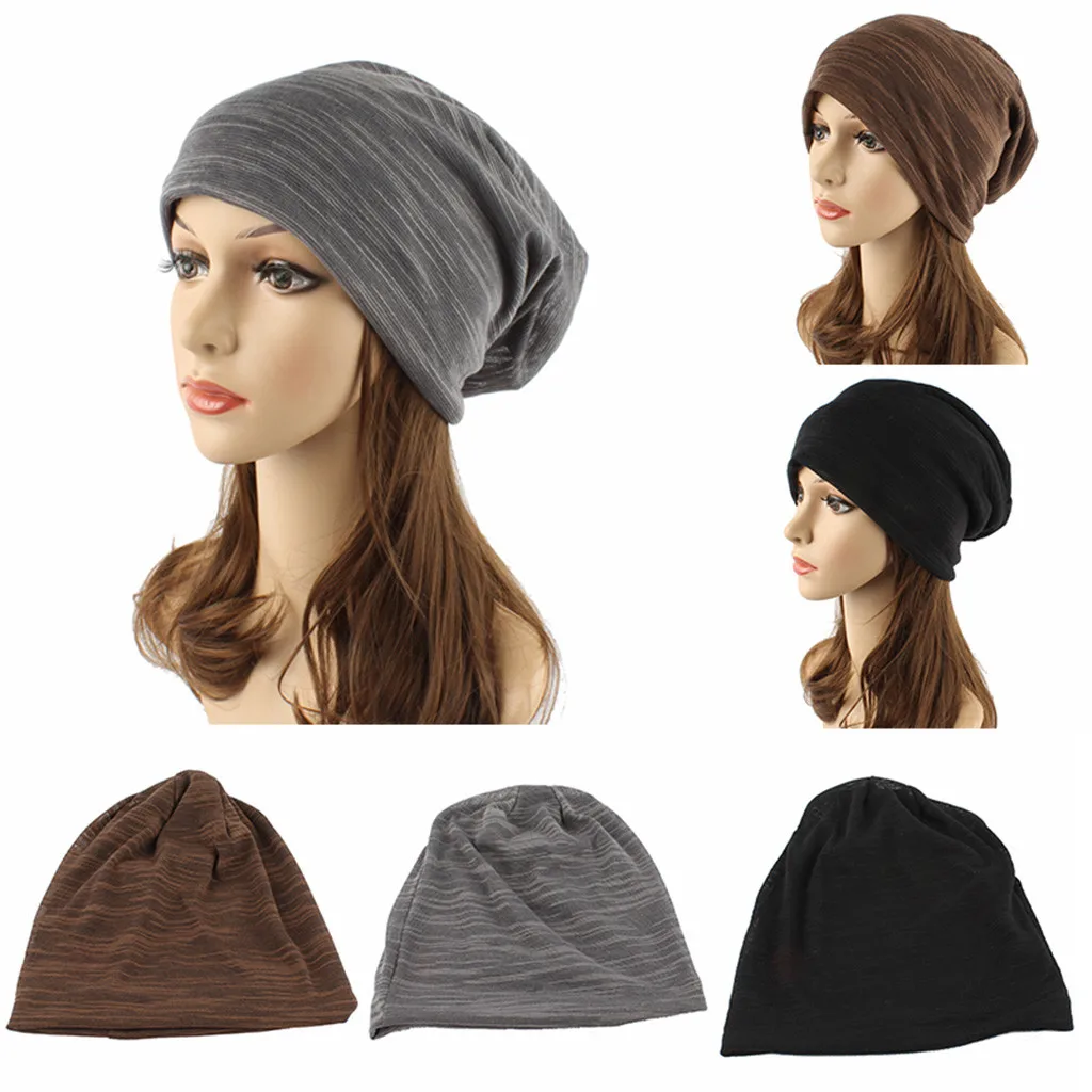 Hats &amp Caps Skullies Beanies New Fashion Solid Silk Casual Scarf Head Cap India Cotton Muslim Hat Fold 328 | Аксессуары для
