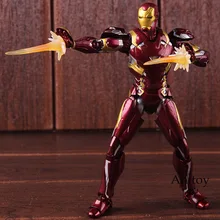 СВЧ Капитан Америка Civil War Железный человек MK46 Ironman фигурка ПВХ Коллекционная модель игрушки