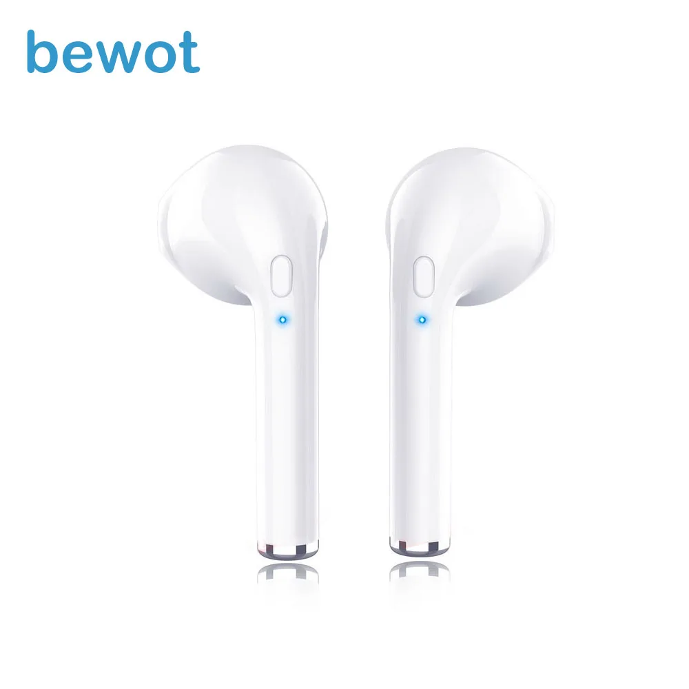 

bewot Bluetooth Earphone TWS I7S Mini True Wireless Earpiece Handsfree Headphone Bluetooth Stereo Headset for Phone Gift Bag