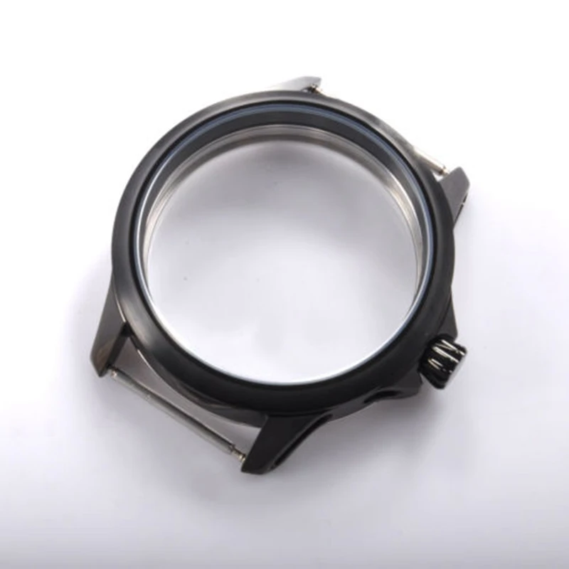 

Watch Part, 45mm Black PVD Watch Case for ETA 6497 6498 / Seagull 3600 Mechanical Hand Winding Movement Sterile Cases CA2012P