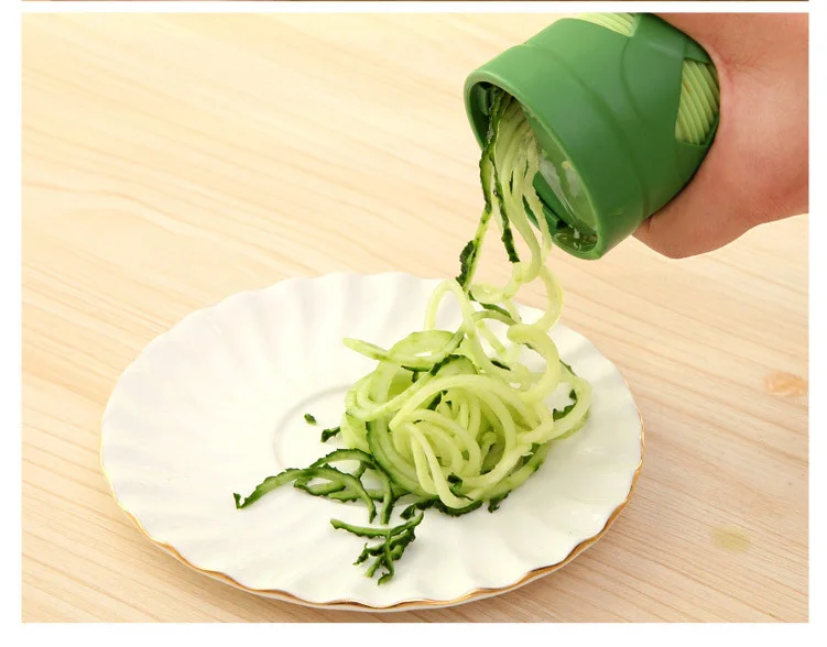 Kitchen Tool Vegetable Fruit Shred Twister Cutter Spiral Slicer Peeler