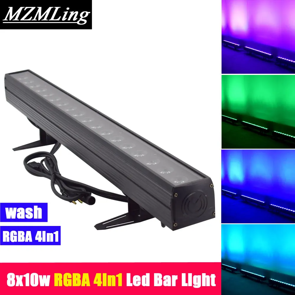 

18x10w RGBA 4-In-1 Led bar Wall Wash Light DMX512 Washer Led Outdoor /Flood Light DJ /Bar /Party /Show /Stage Light