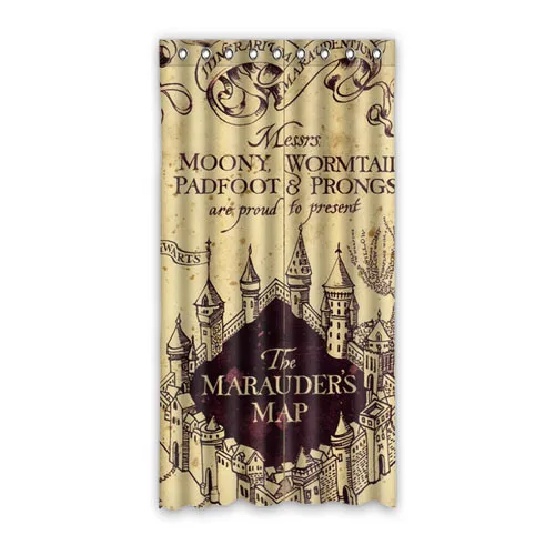 New Arrival Marauder's Map Harry Potter curtain Window curtains For